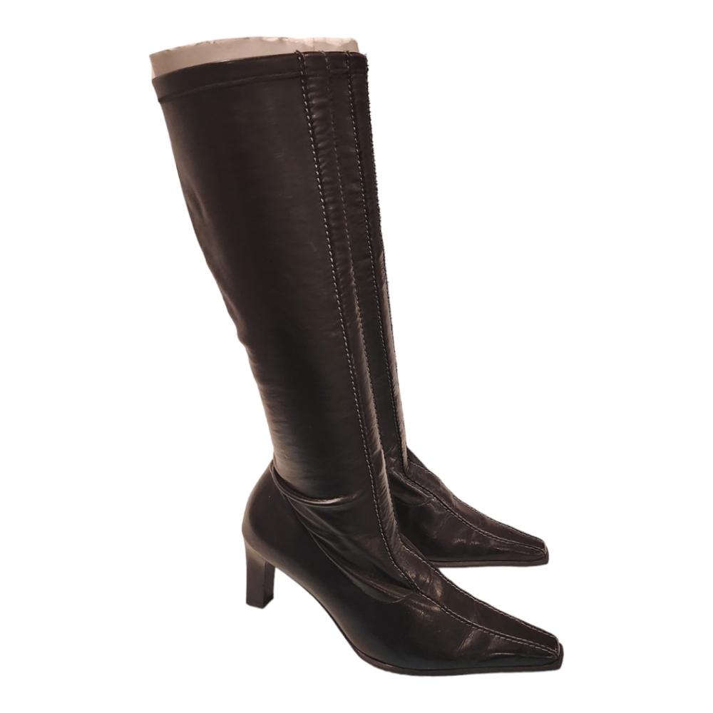 Paul Green Ladies Leather Tall Dress Boots | Sz. 3UK/5.5US